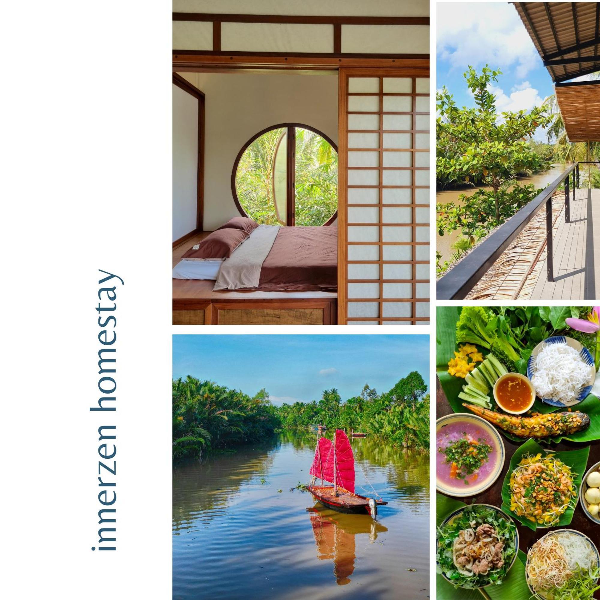 Innerzen Riverside Homestay Ben Tre - Japanese Style Eksteriør billede