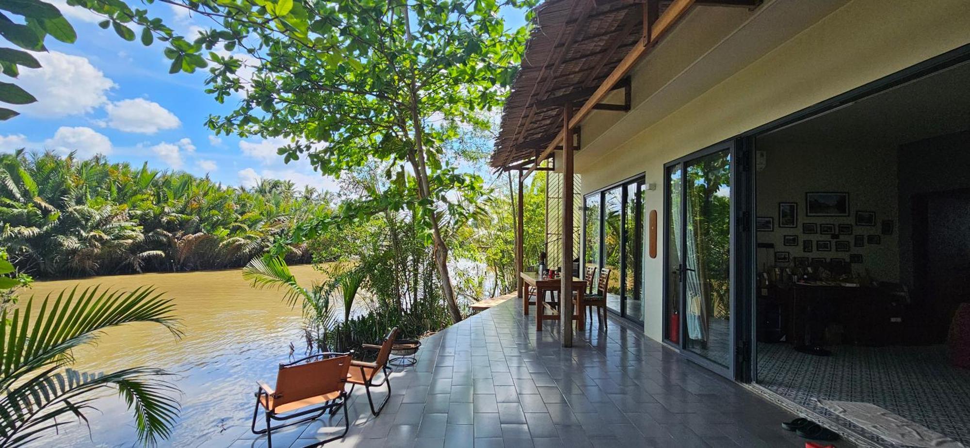 Innerzen Riverside Homestay Ben Tre - Japanese Style Eksteriør billede